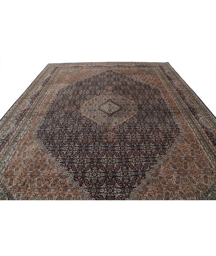 Hand Knotted Oriental Bijar Wool Rug 9' 8" x 12' 10" - No. AT47416