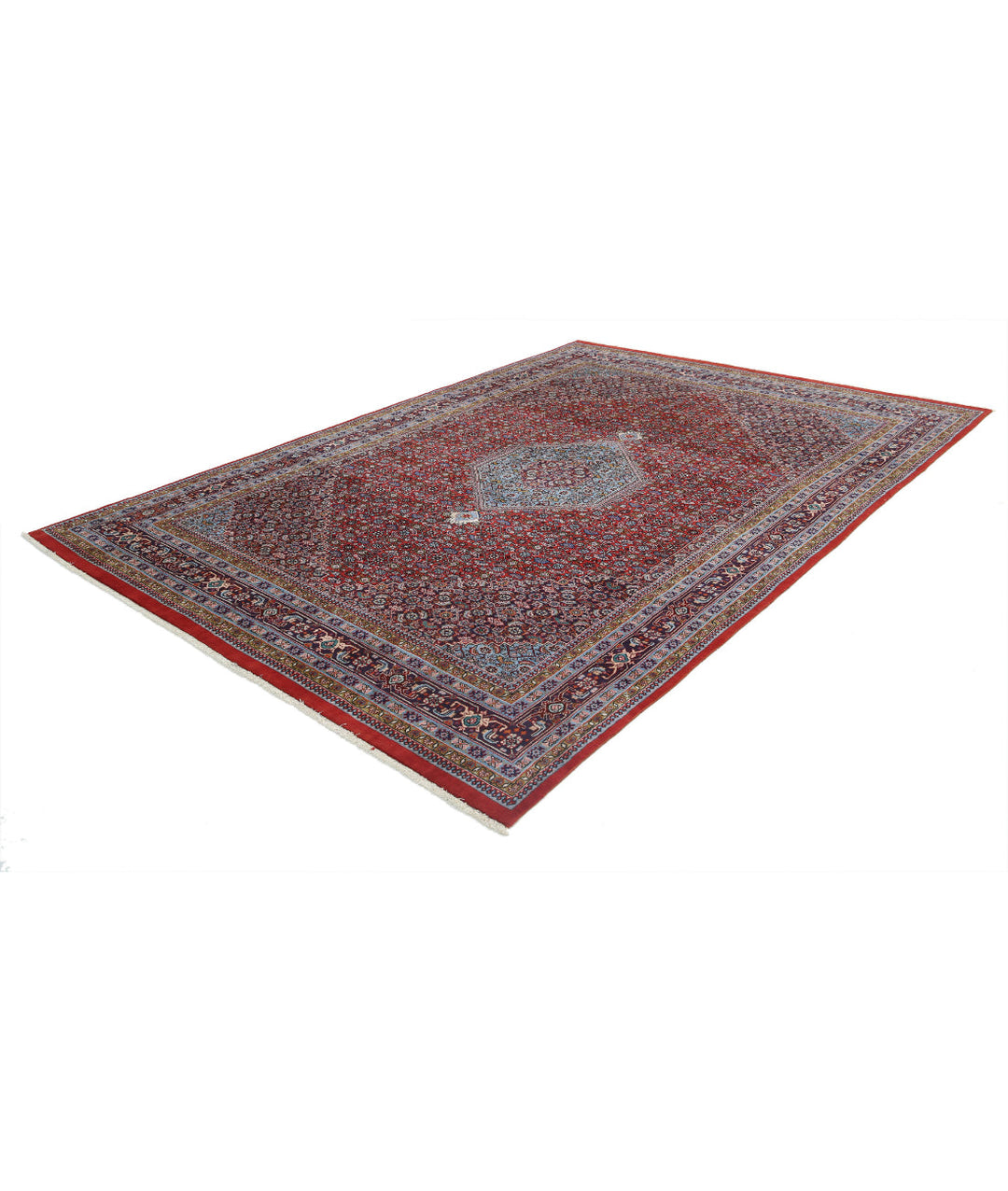 Afghan Bijar Rug 7' 3" x 10' 3" Hand-Knotted | No. AT31975
