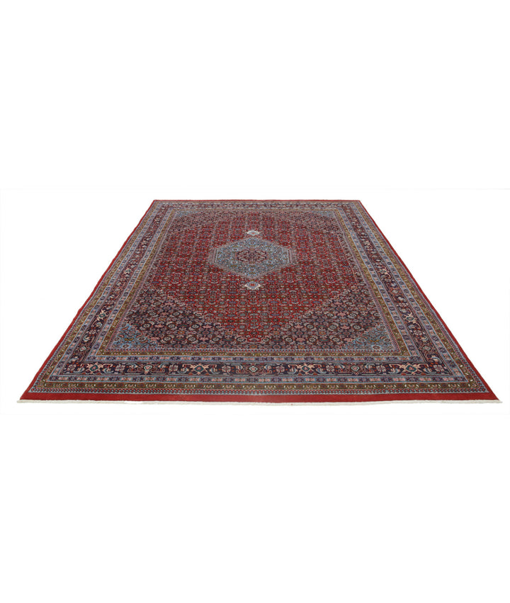 Afghan Bijar Rug 7' 3" x 10' 3" Hand-Knotted | No. AT31975