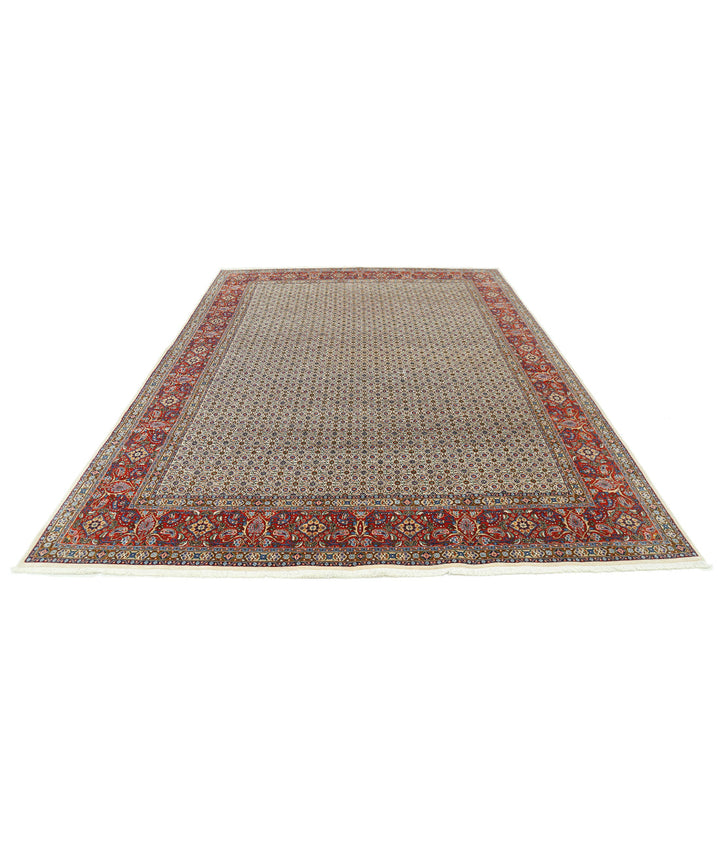 Afghan Bijar Rug 7' 11" x 11' 0" Hand-Knotted | No. AT64401
