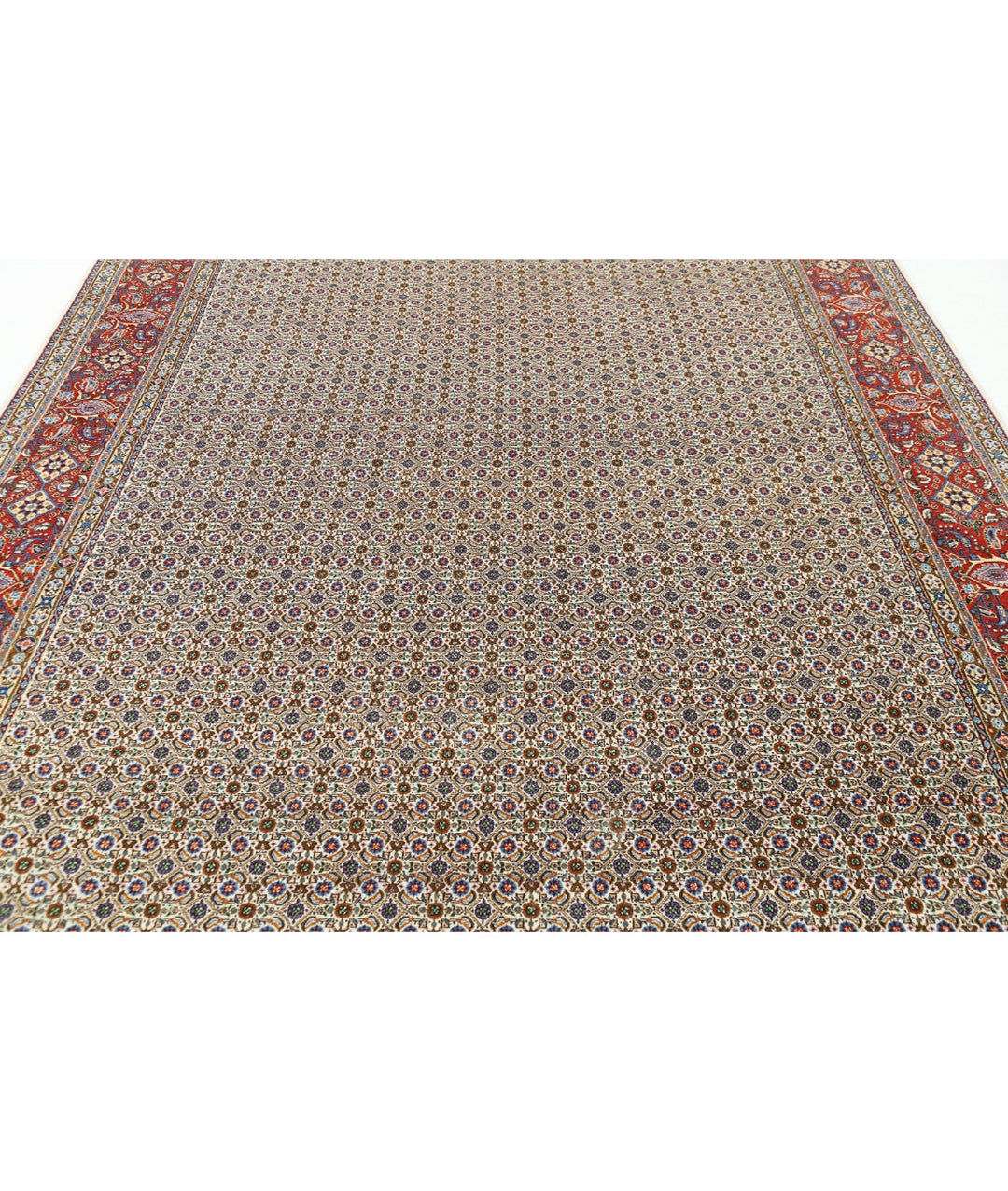 Afghan Bijar Rug 7' 11" x 11' 0" Hand-Knotted | No. AT64401