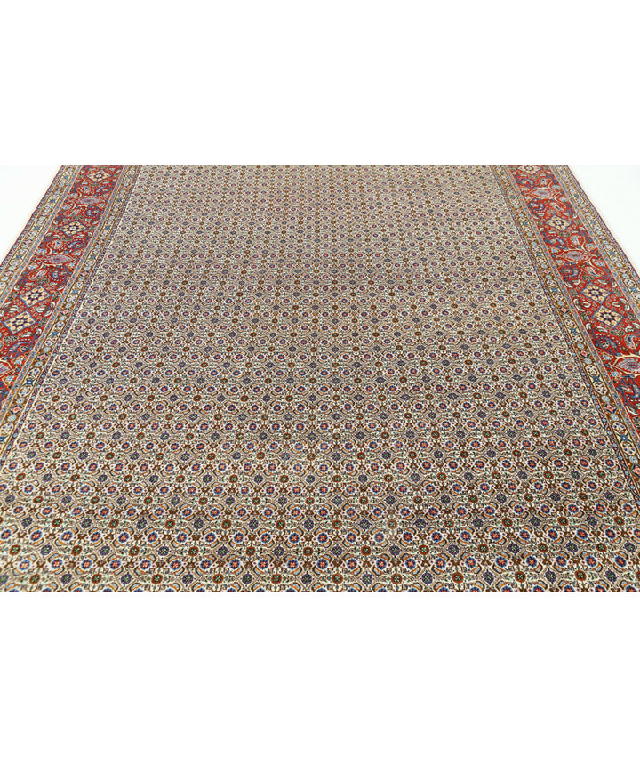 Afghan Bijar Rug 7' 11" x 11' 0" Hand-Knotted | No. AT64401