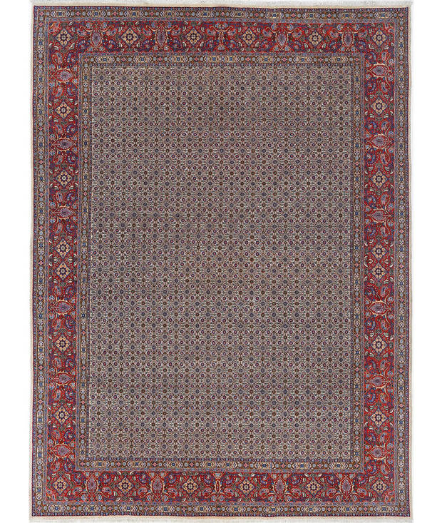 Hand Knotted Oriental Bijar Wool Rug 7' 11" x 11' 0" - No. AT64401