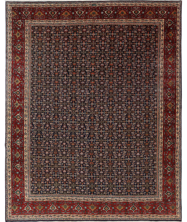 Hand Knotted Oriental Bijar Wool Rug 9' 11" x 13' 4" - No. AT11648