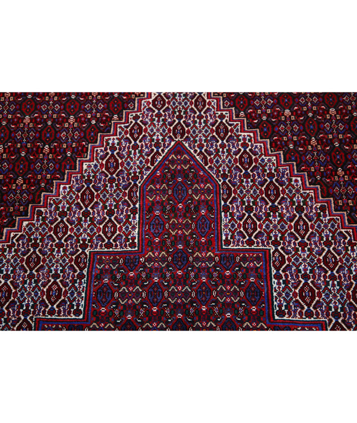 Afghan Oriental Bijar Rug 6' 8" x 10' 11" Hand-Knotted | No. AT26074