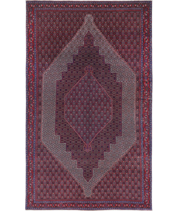 Hand Knotted Oriental Bijar Wool Rug 6' 8" x 10' 11" - No. AT26074