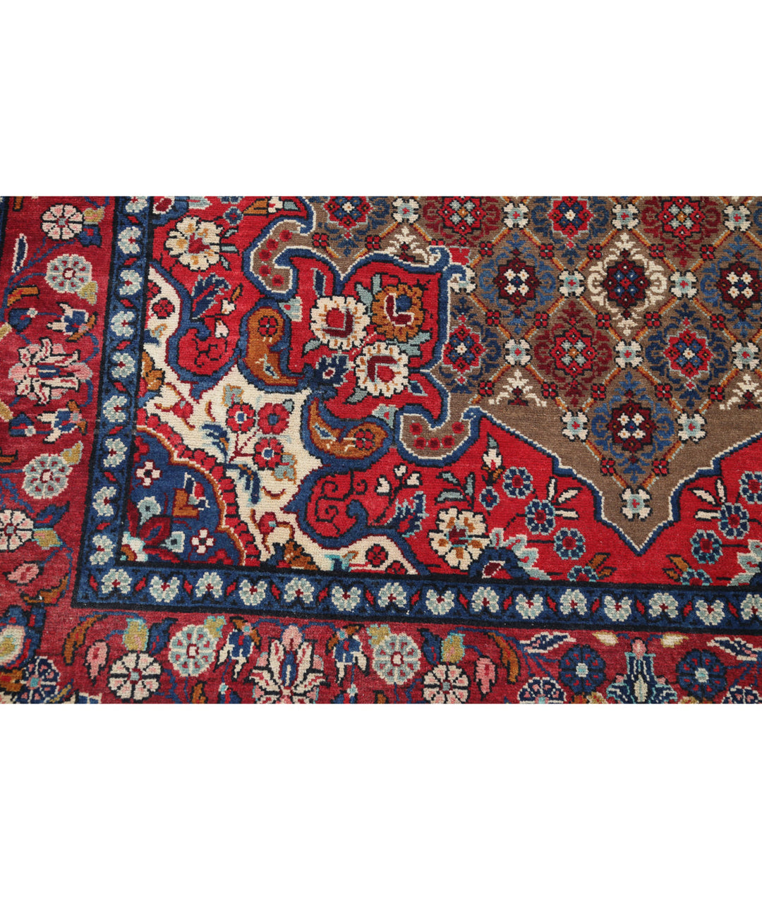 Afghan Oriental Bijar Rug 5' 1" x 10' 2" Hand-Knotted | No. AT83744