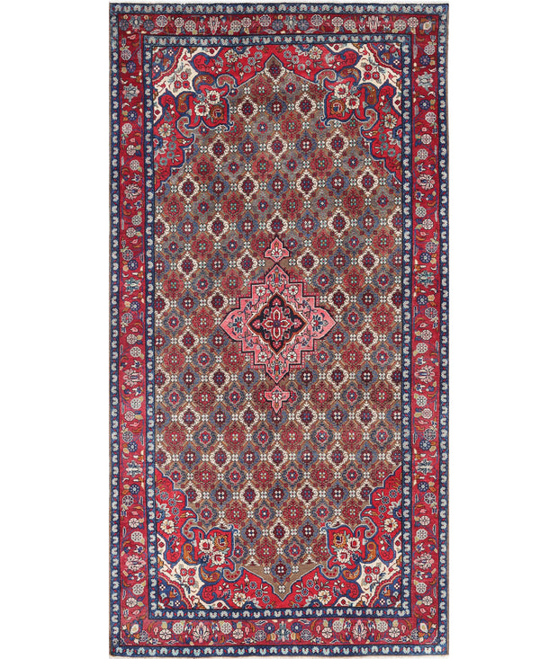 Hand Knotted Oriental Bijar Wool Rug 5' 1" x 10' 2" - No. AT83744