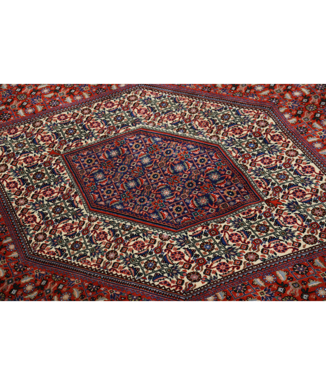Afghan Bijar Rug 6' 7" x 9' 11" Hand-Knotted | No. AT80757