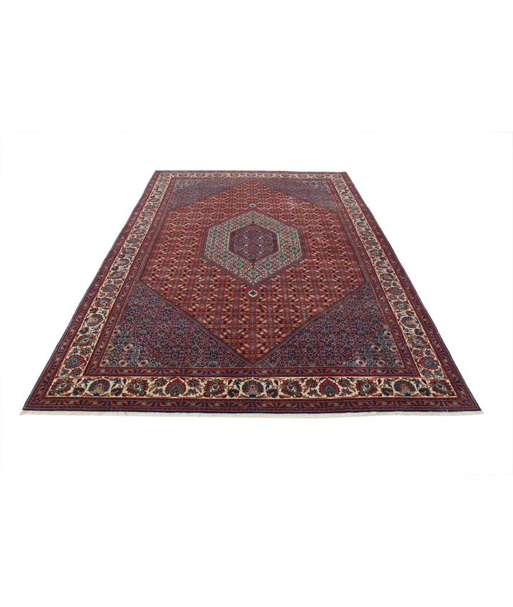 Afghan Bijar Rug 6' 7" x 9' 10" Hand-Knotted | No. AT29114