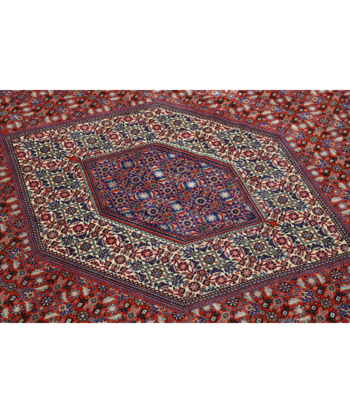 Afghan Bijar Rug 6' 7" x 9' 10" Hand-Knotted | No. AT29114