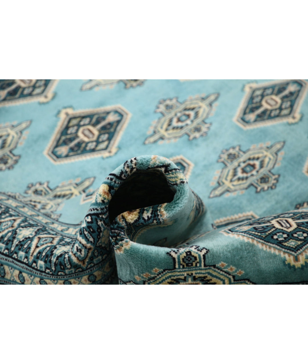 Hand Knotted Tribal Jaldar Fine Wool Rug 4' 8" x 6' 4" - No. AT61349