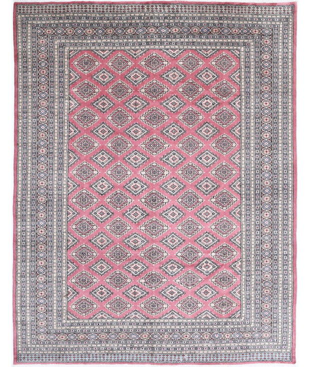 Hand Knotted Tribal Bokhara Wool Rug 8' 0" x 10' 3" - No. AT90466