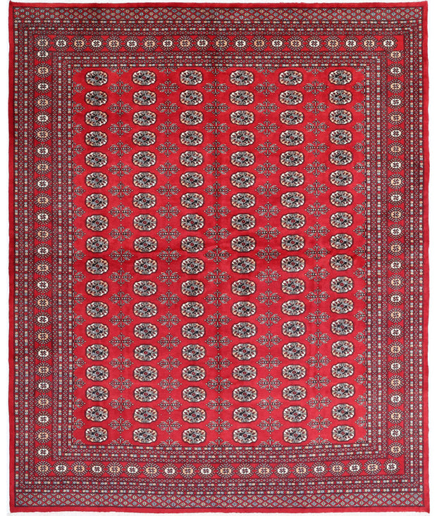 Hand Knotted Tribal Bokhara Wool Rug 8' 0" x 9' 11" - No. AT14925