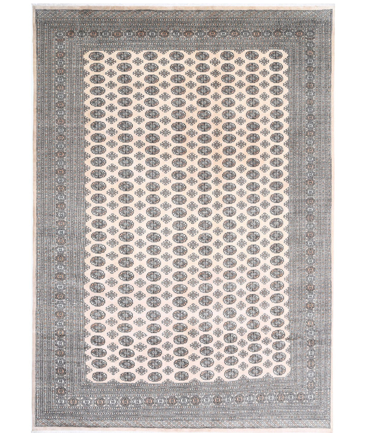 Afghan Tribal Bokhara Rug 10' 0" x 13' 11" Hand-Knotted | No. AT94090