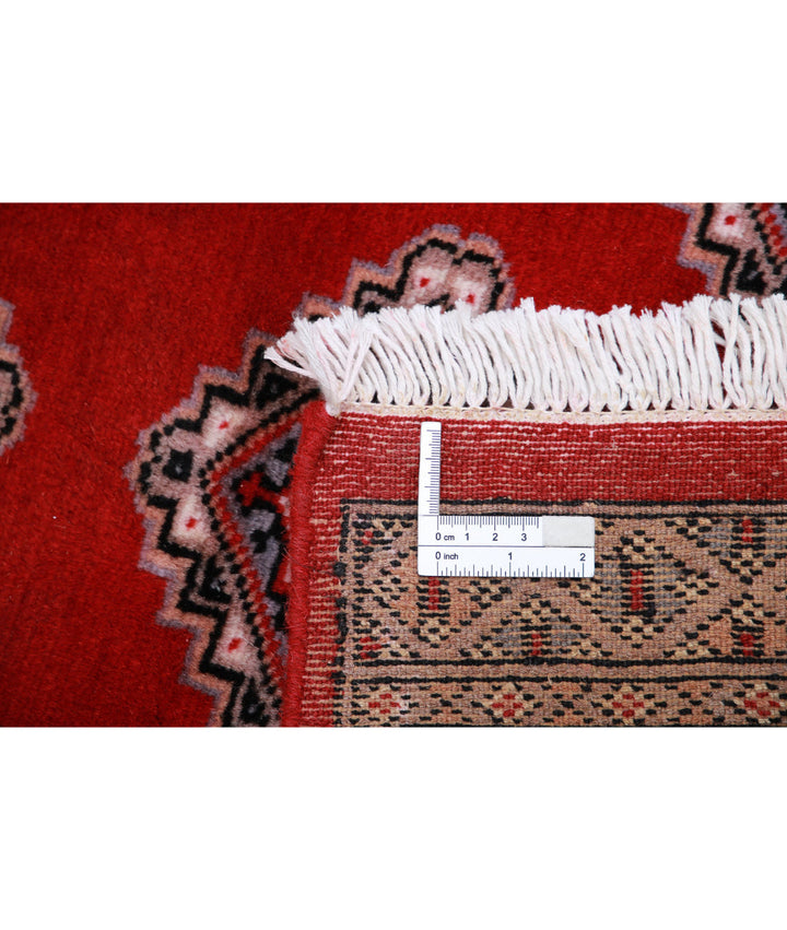 Afghan Bokhara Rug 2' 6" x 4' 2" Hand-Knotted | No. AT11612