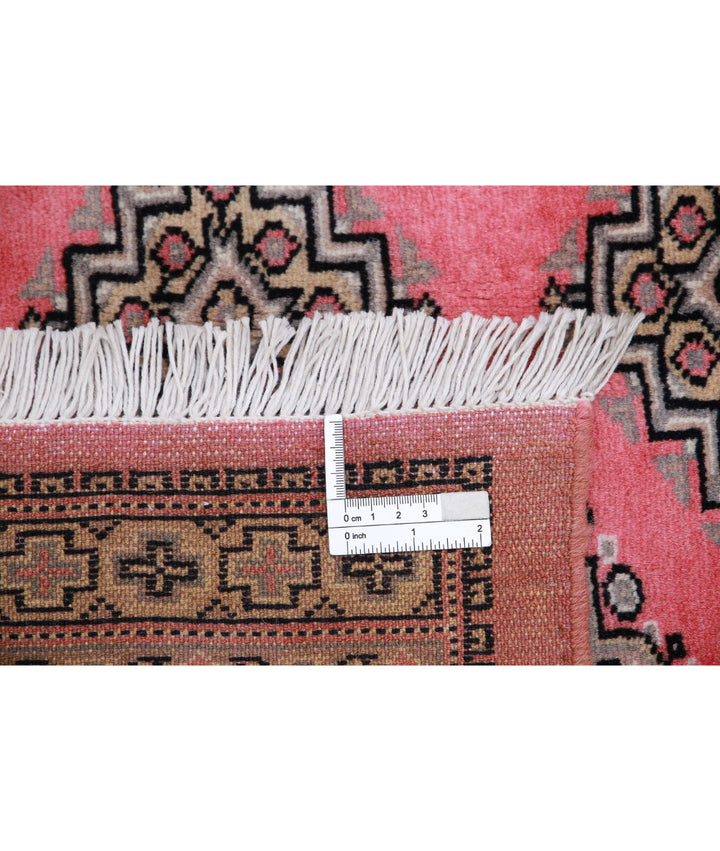 Afghan Tribal Bokhara Rug 4' 7" x 6' 5" Hand-Knotted | No. AT60946