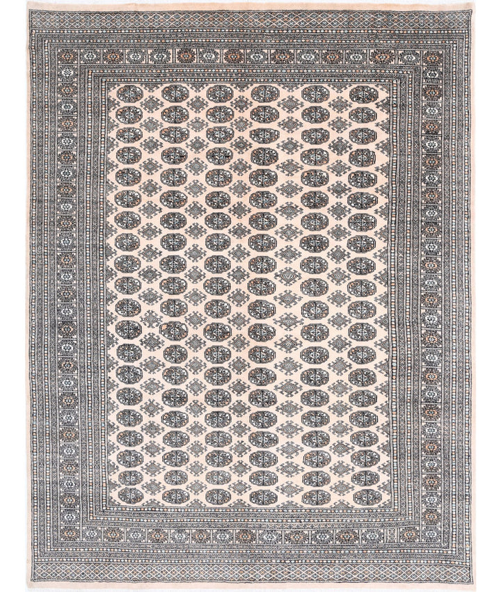 Afghan Tribal Bokhara Rug 7' 10" x 10' 2" Hand-Knotted | No. AT52471