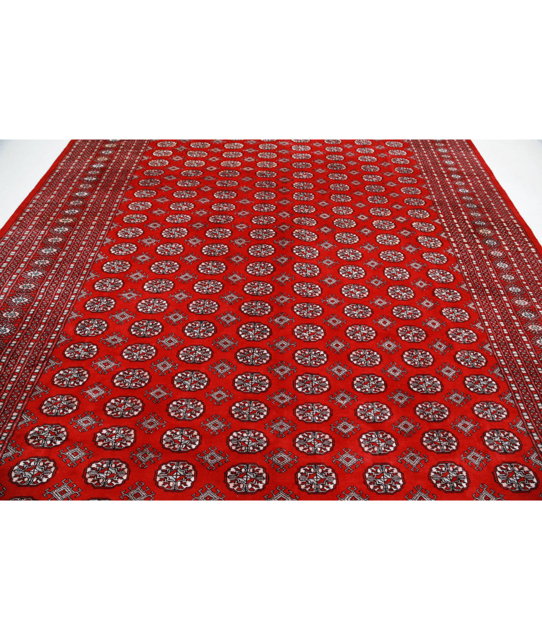 Afghan Tribal Bokhara Rug 10' 2" x 14' 5" Hand-Knotted | No. AT71485