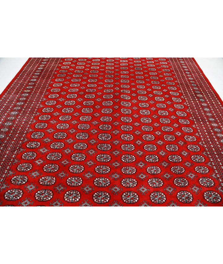 Afghan Tribal Bokhara Rug 10' 2" x 14' 5" Hand-Knotted | No. AT71485