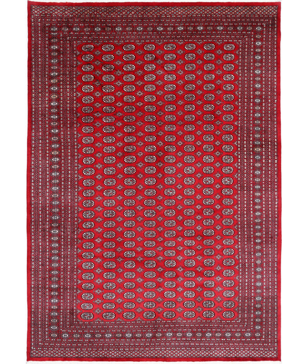 Hand Knotted Tribal Bokhara Wool Rug 10' 2" x 14' 5" - No. AT71485
