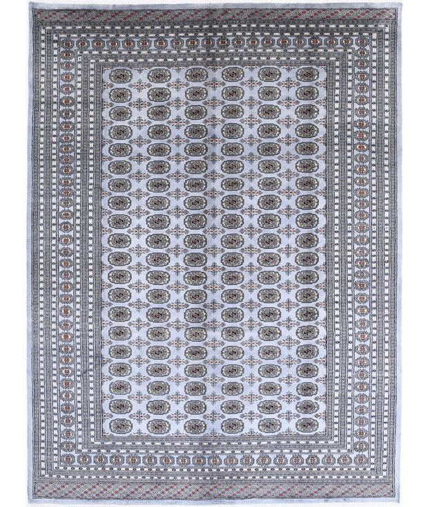 Hand Knotted Tribal Bokhara Wool Rug 9' 0" x 12' 2" - No. AT51916