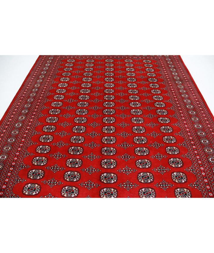 Hand Knotted Bokhara Wool Rug 8' 2" x 10' 0" - No. AT39208