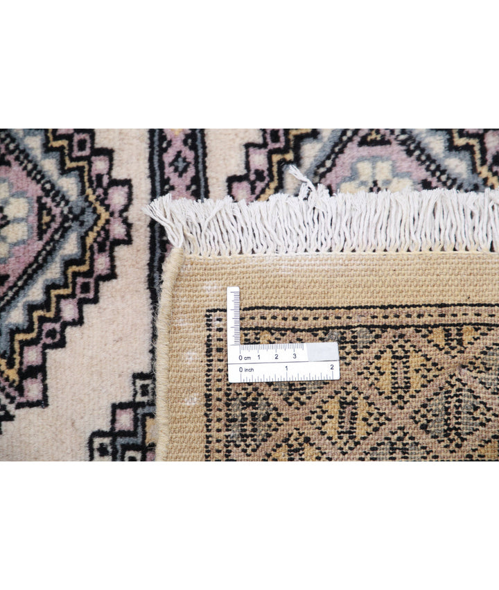 Hand Knotted Tribal Bokhara Wool Rug 6' 1" x 8' 11" - No. AT52564