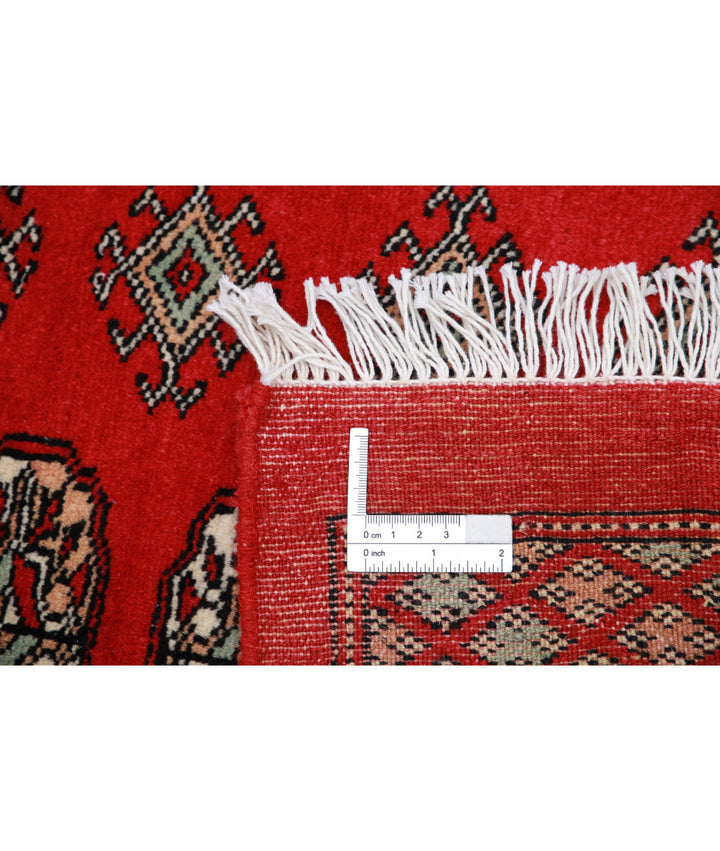 Hand Knotted Tribal Bokhara Wool Rug 6' 0" x 8' 10" - No. AT944006