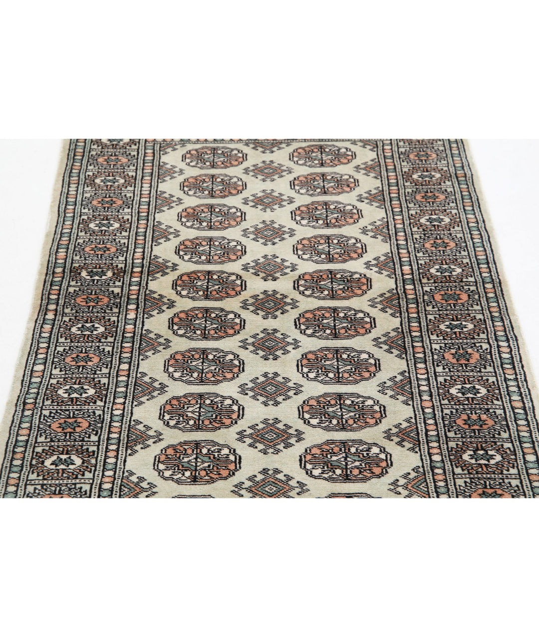 Hand Knotted Tribal Bokhara Wool Rug 2' 11" x 5' 0" - No. AT78703