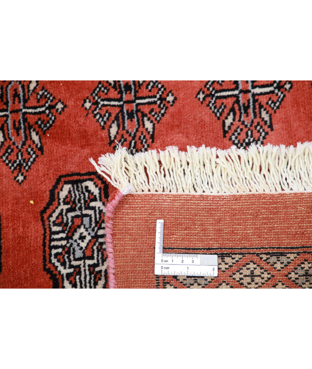 Afghan Bokhara Rug 8' 11" x 11' 5" Hand-Knotted | No. AT95431