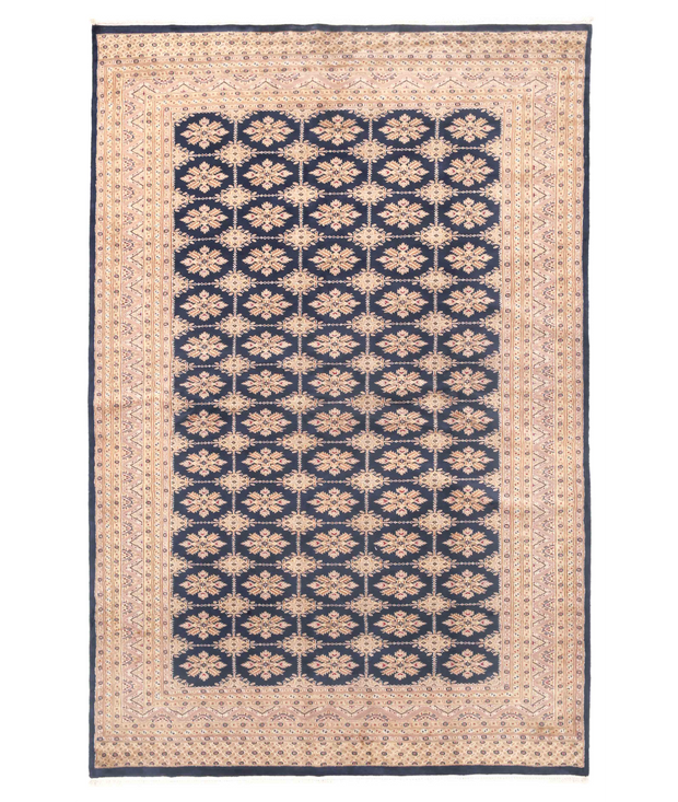 Hand Knotted Bokhara Wool Rug 5'  11" x 9'  0" - No. AT73038