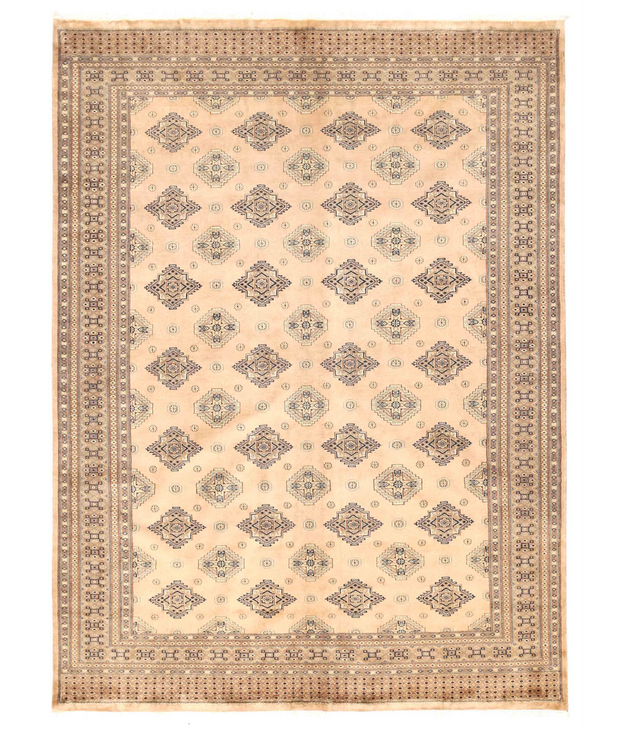 Hand Knotted Bokhara Wool Rug 6'  7" x 9'  0" - No. AT81409
