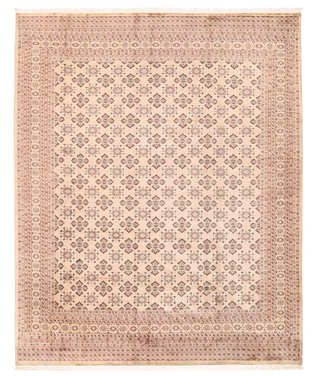 Hand Knotted Bokhara Wool Rug 8'  5" x 10'  1" - No. AT63743