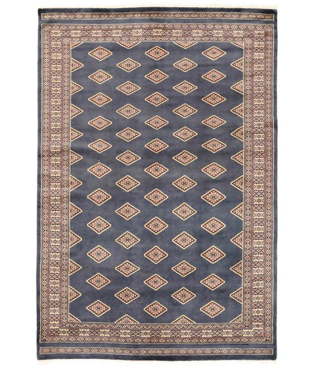 Hand Knotted Bokhara Wool Rug 4'  6" x 6'  8" - No. AT23536