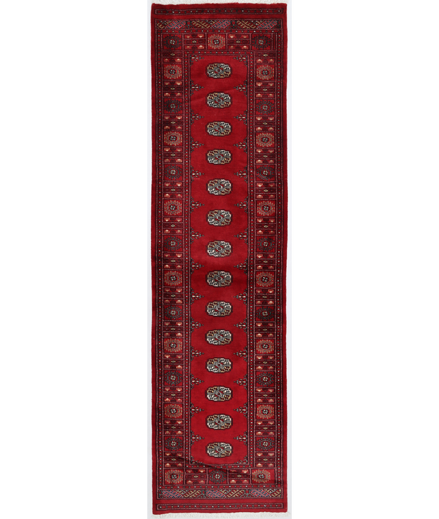 Hand Knotted Bokhara Wool Rug 2'  7" x 9'  8" - No. AT37913