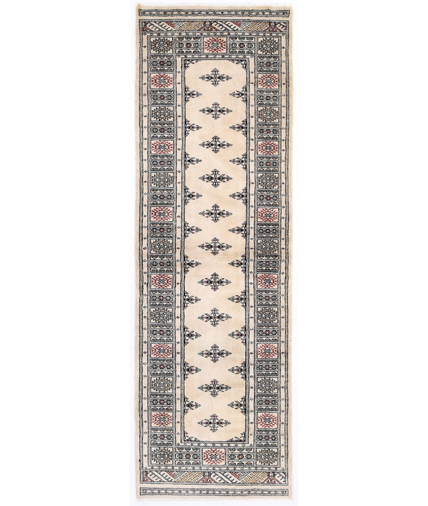 Hand Knotted Bokhara Wool Rug 2'  6" x 7'  10" - No. AT68470