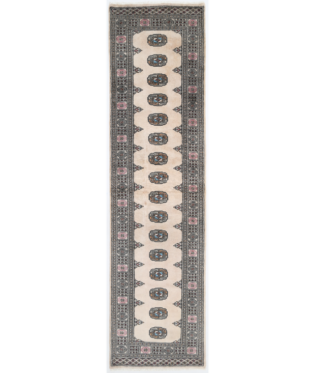 Hand Knotted Bokhara Wool Rug 2'  7" x 9'  11" - No. AT53888