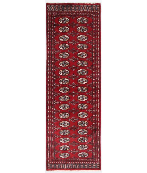 Hand Knotted Bokhara Wool Rug 2'  6" x 7'  11" - No. AT21084