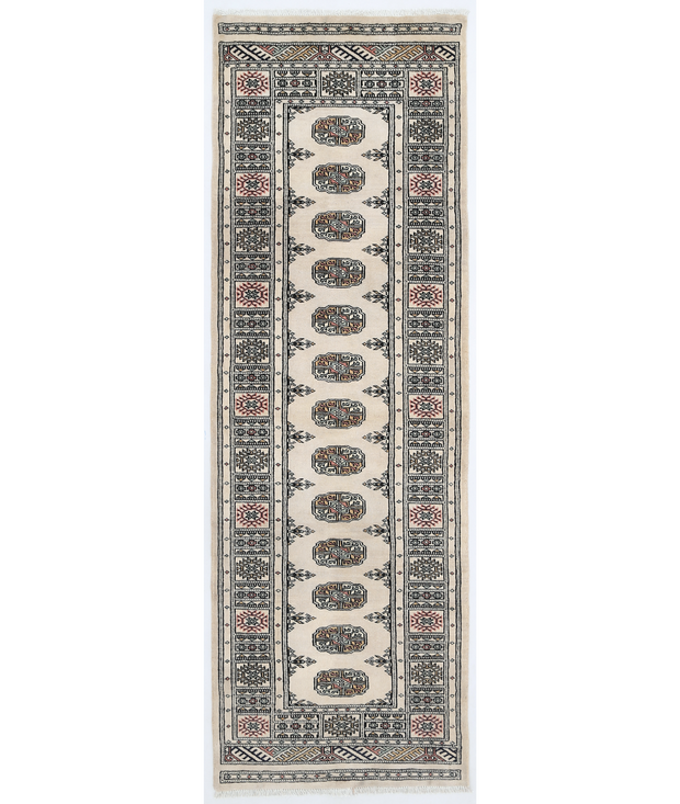 Hand Knotted Bokhara Wool Rug 2'  6" x 7'  7" - No. AT42840