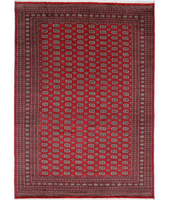 Hand Knotted Tribal Bokhara Wool Rug 10' 2" x 14' 0" - No. AT57046