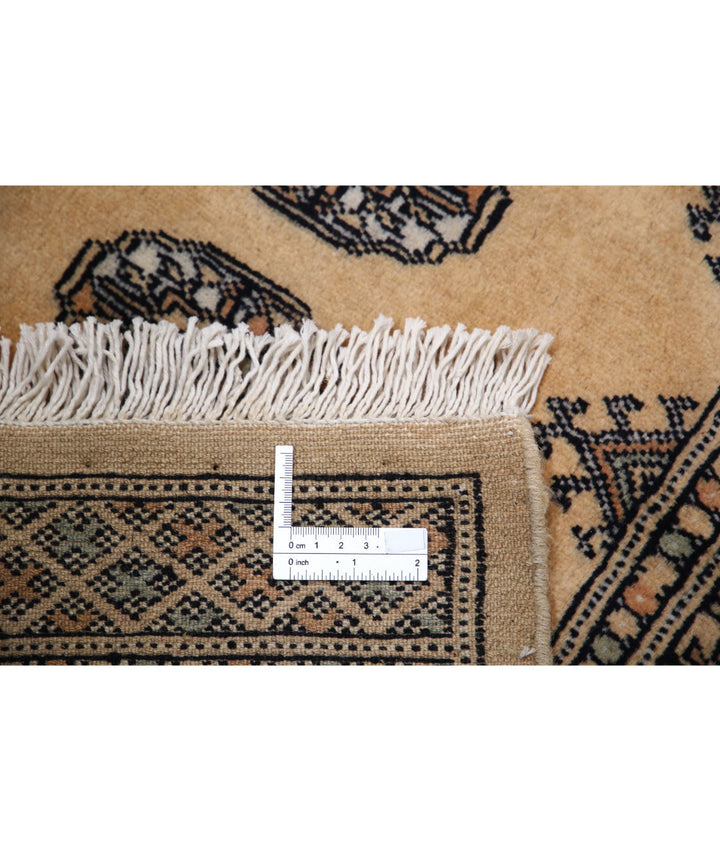 Beige Pakistani Bokhara Rug 2' 6" x 15' 4" Hand-Knotted | No. AT25468