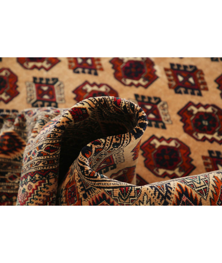 Afghan Bokhara Rug 6' 3" x 8' 6" Hand-Knotted | No. AT52829