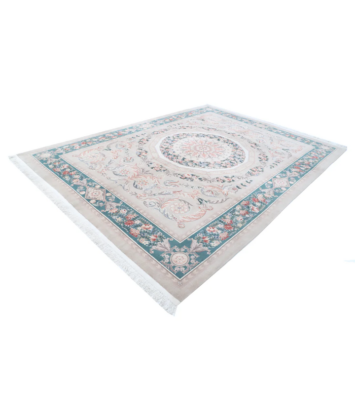 Afghan Oriental Rug 8' 11" x 12' 1" Hand-Knotted | No. AT77112