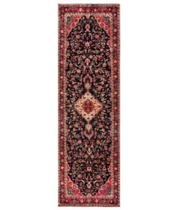 Hand Knotted Hamadan Wool Rug 4'  2" x 12'  10" - No. AT25750