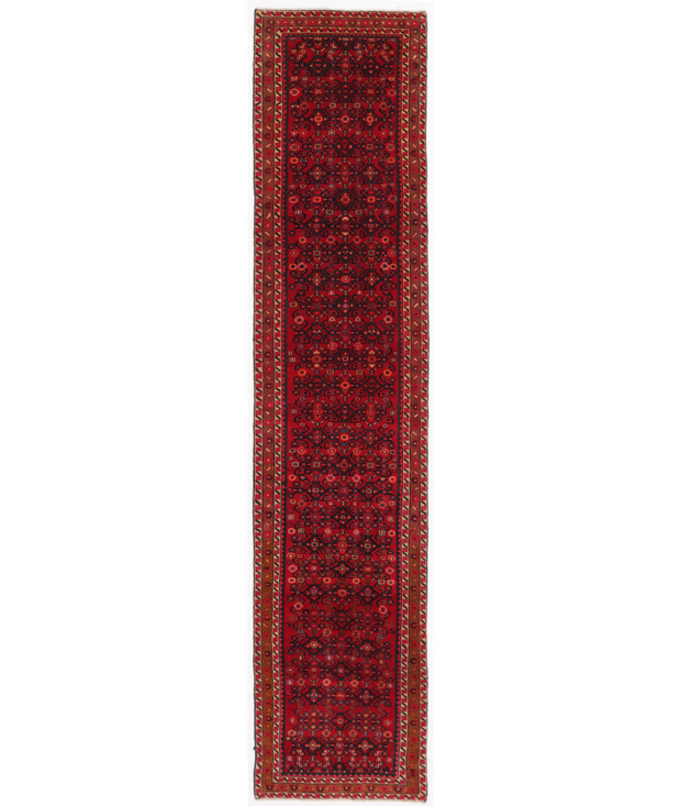 Hand Knotted Hamadan Wool Rug 2'  9" x 13'  1" - No. AT11061