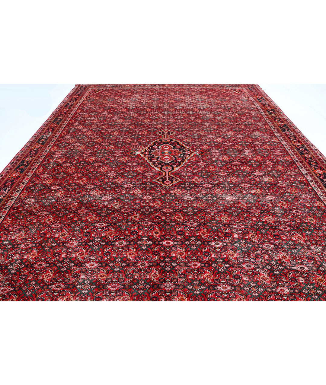 Afghan Oriental Rug 11' 1" x 14' 10" Hand-Knotted | No. AT74357