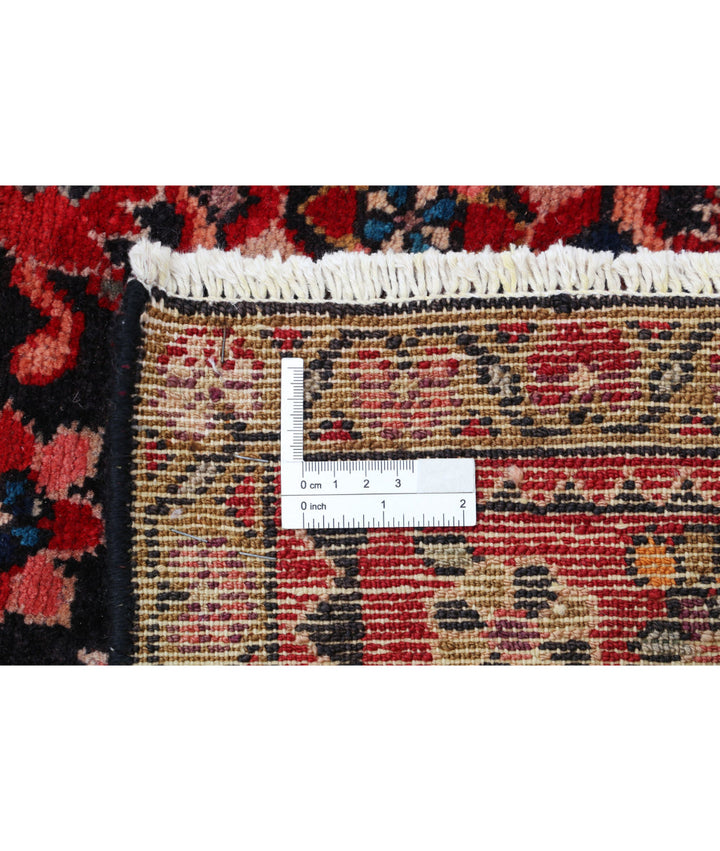 Afghan Hamadan Rug 6' 11" x 9' 11" Hand-Knotted | No. AT91693