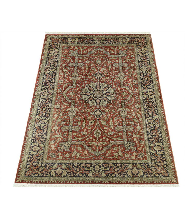 Turkish Hereke Rug 2' 7" x 3' 11" Hand-Knotted | No. AT84633