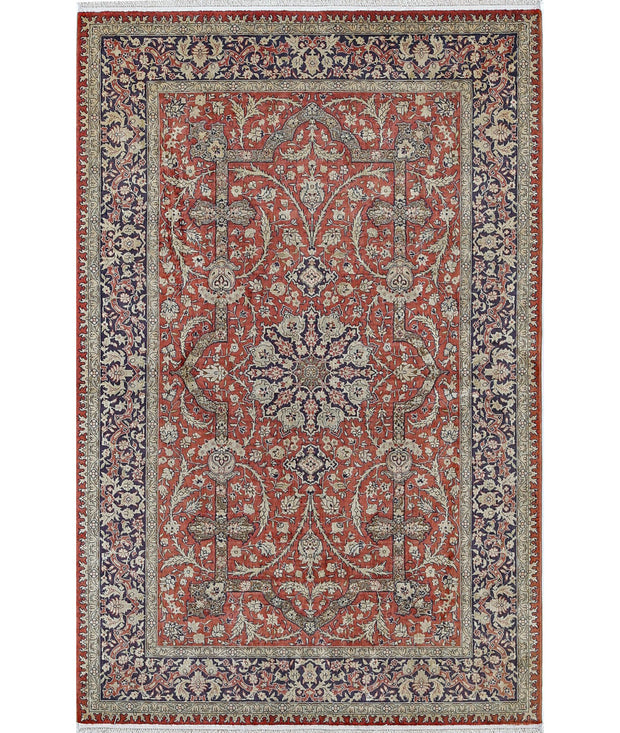 Hand Knotted Masterpiece Hereke Fine Silk & Gold Rug 2' 7" x 3' 11" - No. AT84633